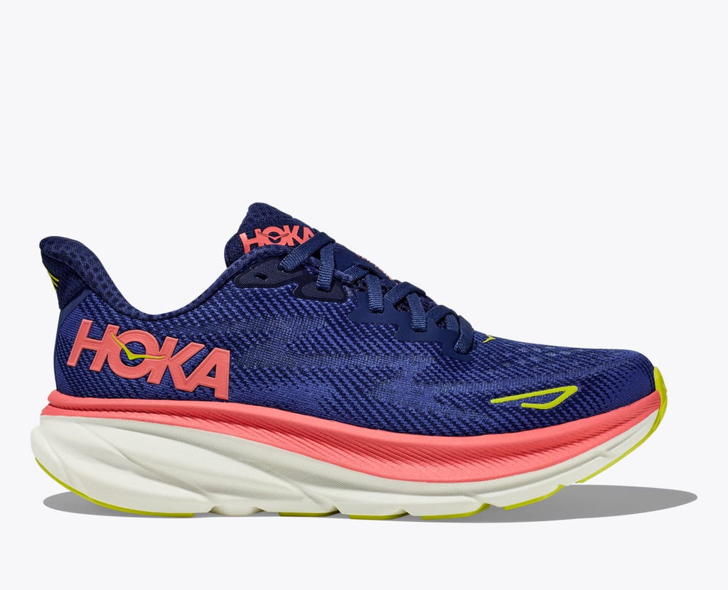Hoka Clifton 9 Women's - Evening Sky/Coral