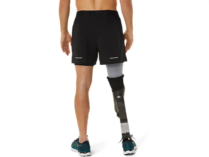 Asics road 2 in 1 5" shorts Men's -Performance Black