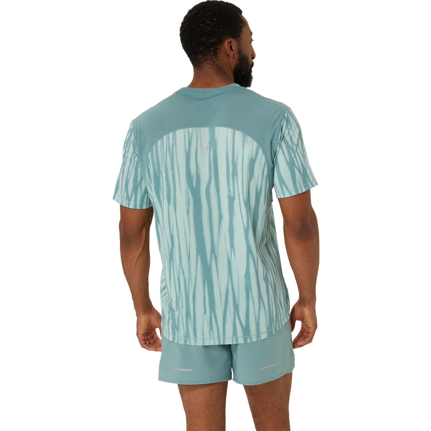 Asics Road All Over Print SS Top Men's - Light Celadon/Celadon