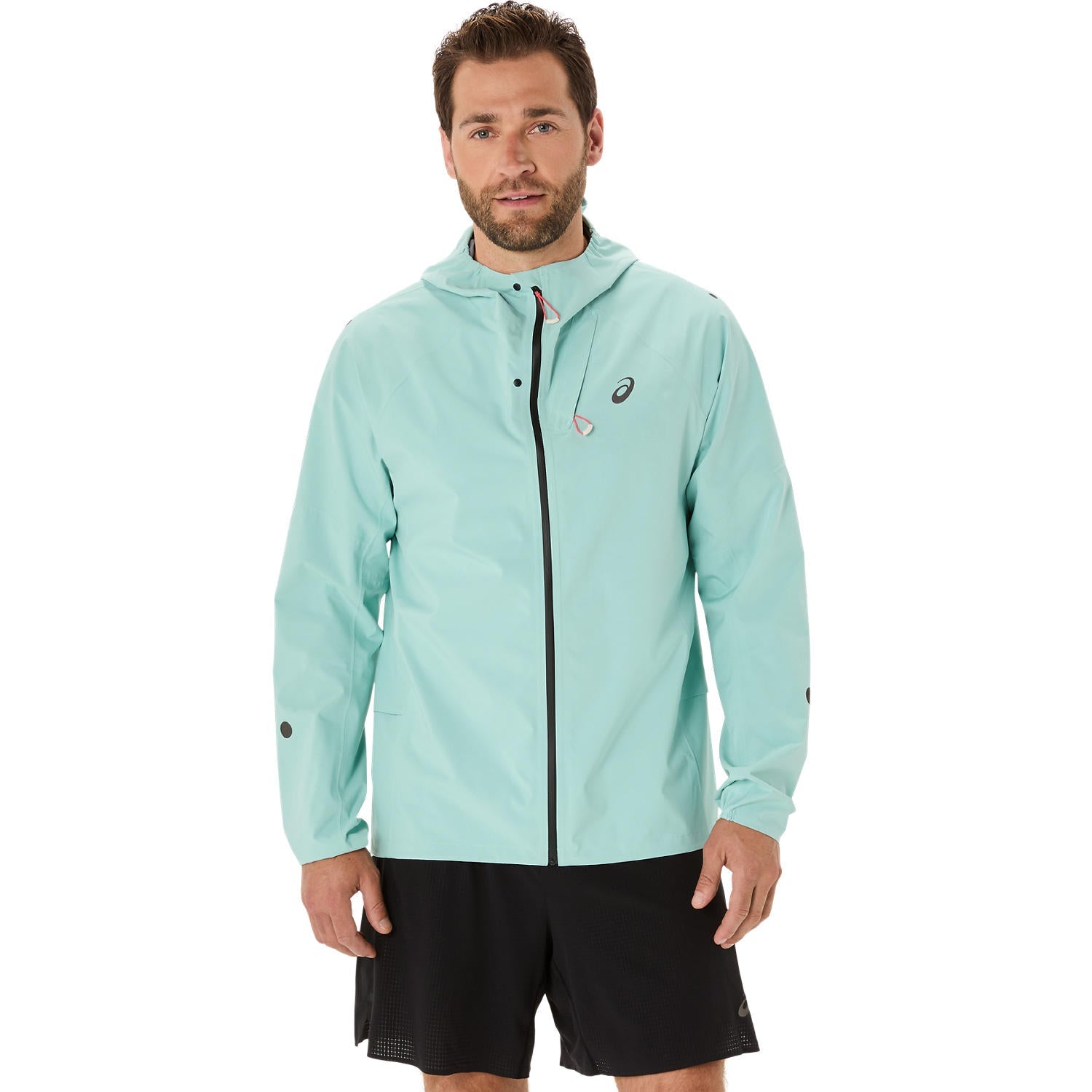 Asics Metarun Waterproof Jacket Men's -Oasis Green