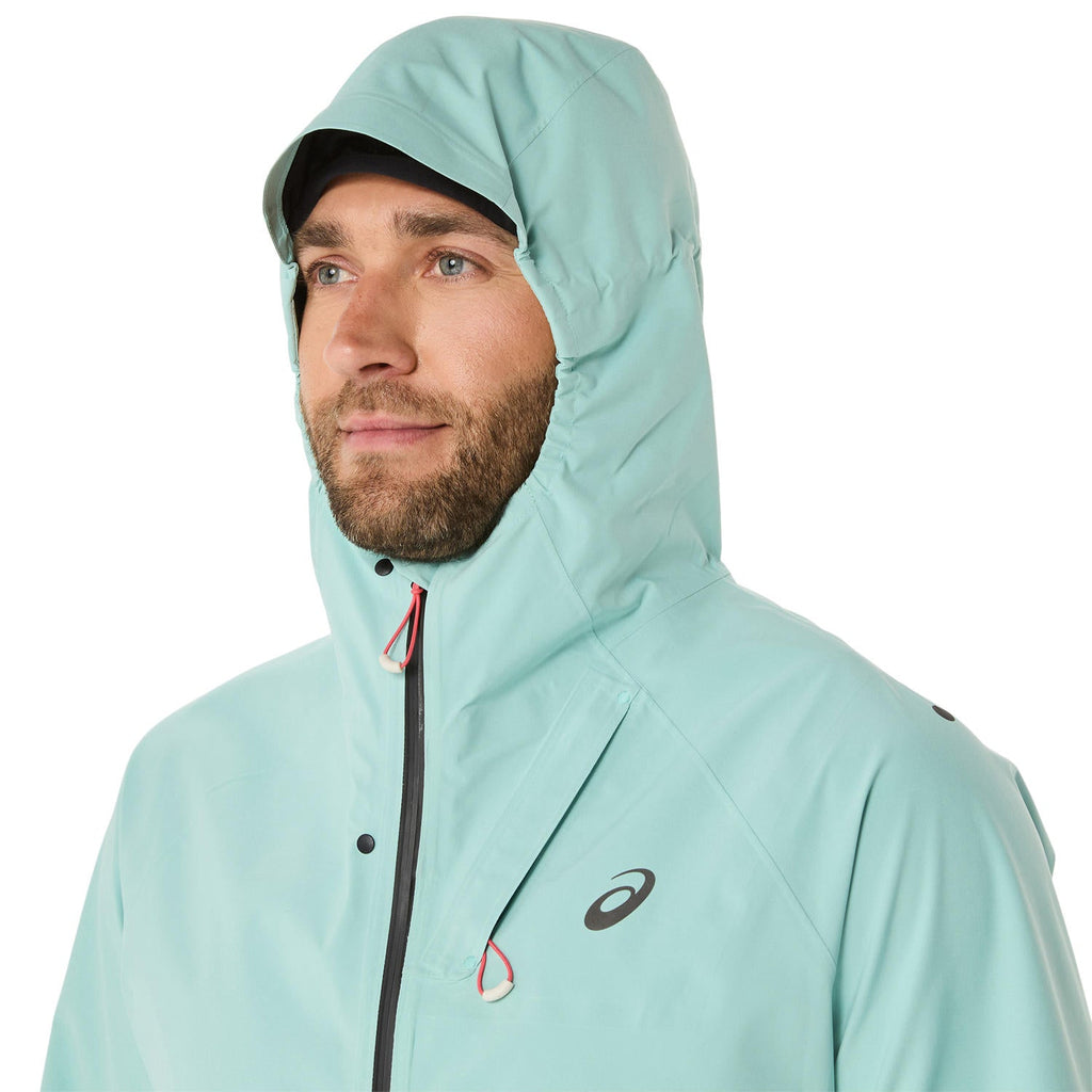 Asics Metarun Waterproof Jacket Men's -Oasis Green