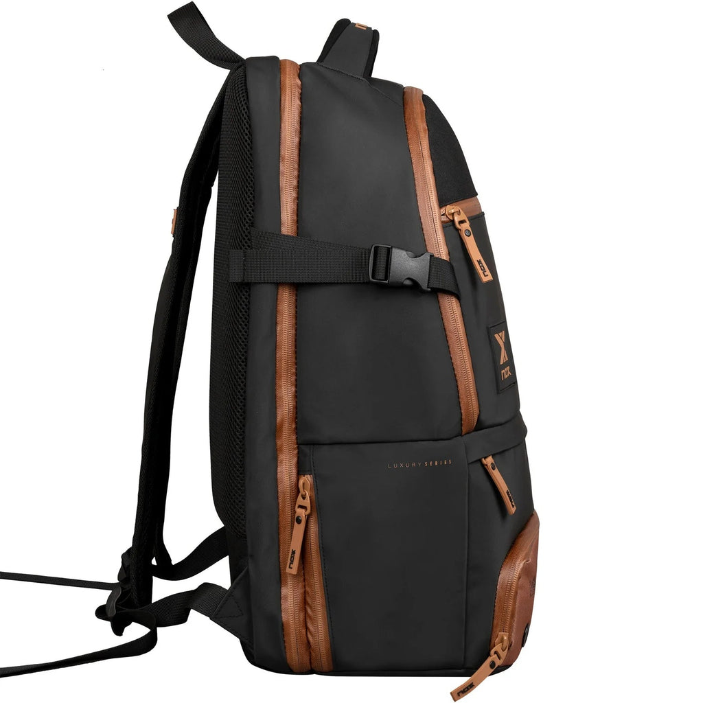 2024 Nox Luxury Open Series Padel Backpack (Black/Brown)