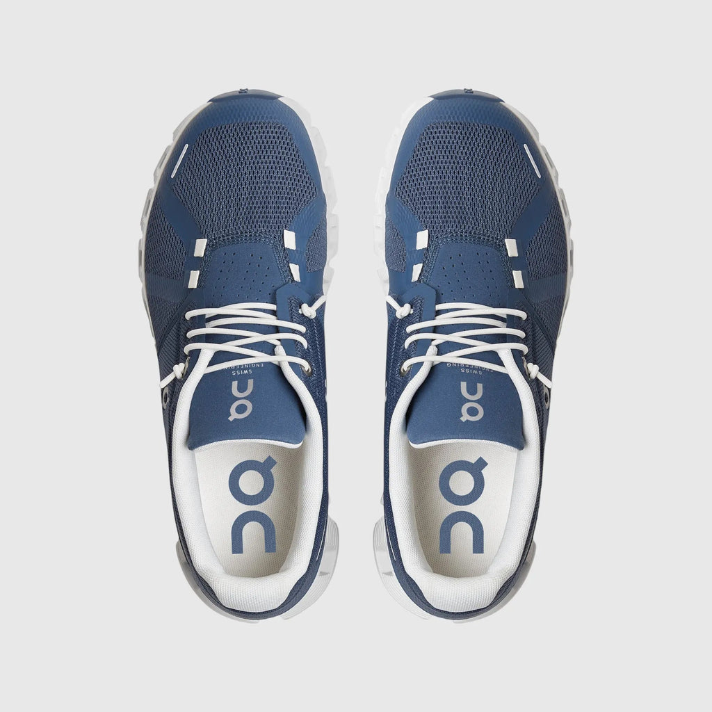 On Women's Cloud 5 Denim White