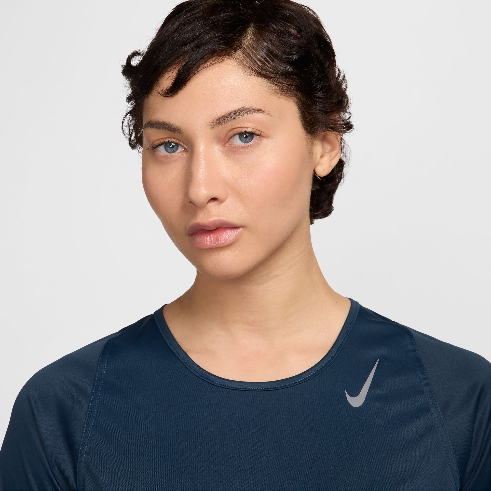 Nike Dri-Fit Race Top Women's -  Amory Navy/Reflective Silver