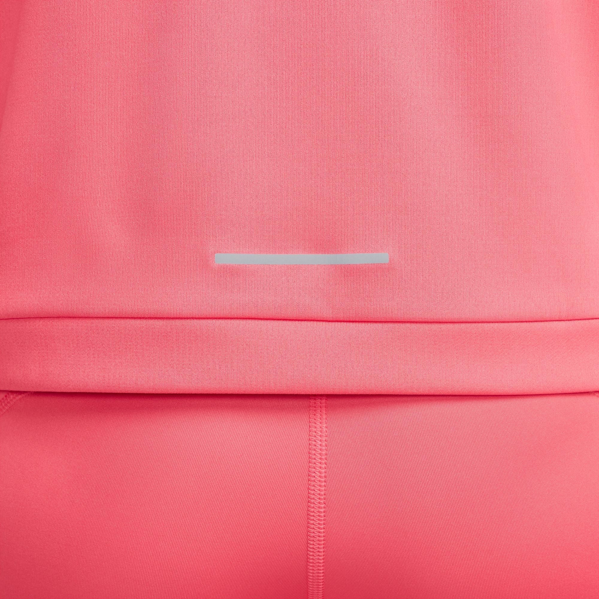 Nike Dri-FIT Pacer Women's 1/4-Zip Sweatshirt - Pink/Reflective Silver