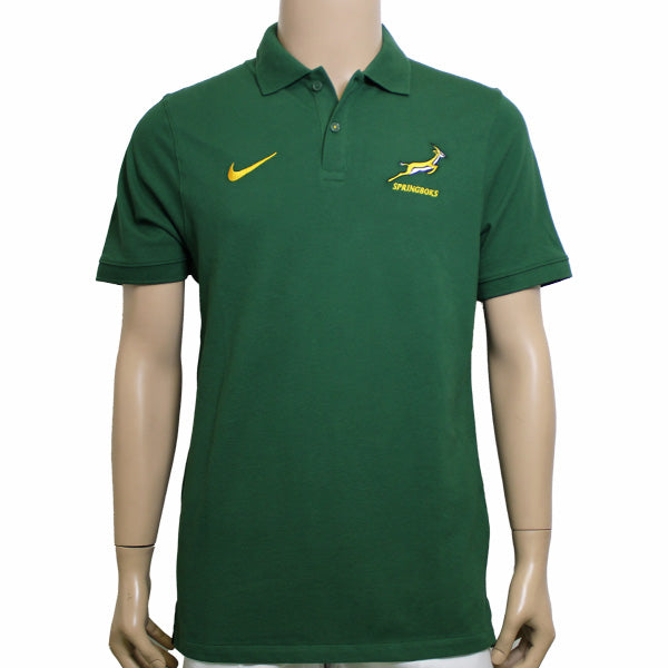 Nike Springbok Pique Polo Green- Men