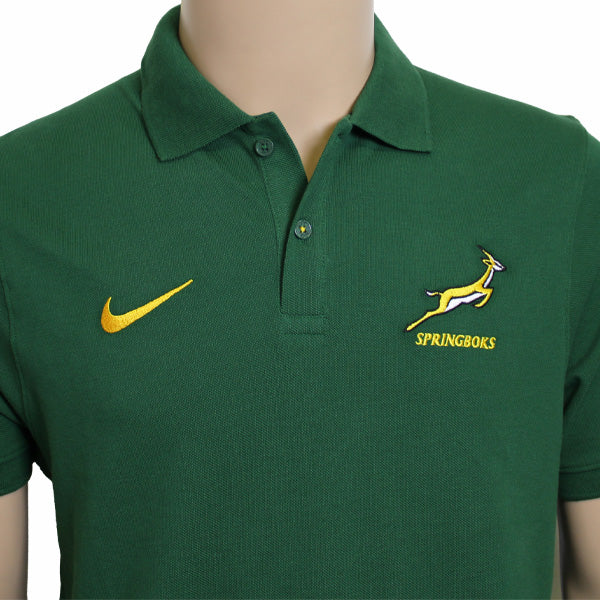 Nike Springbok Pique Polo Green- Men