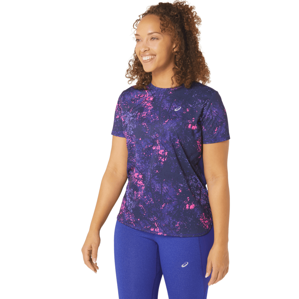 Asics All Over Print Short Sleeve Top Women's