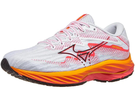 Mizuno Wave Rider 27 Women's - White/Black/Dubarry