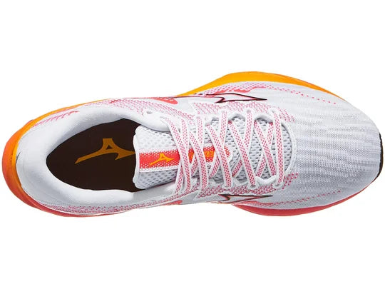 Mizuno Wave Rider 27 Women's - White/Black/Dubarry